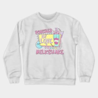 Milkshake Retro 80s 90s Couples Who Loves Milkshakes Crewneck Sweatshirt